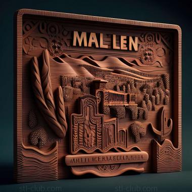 3D model McAllen in the United States (STL)